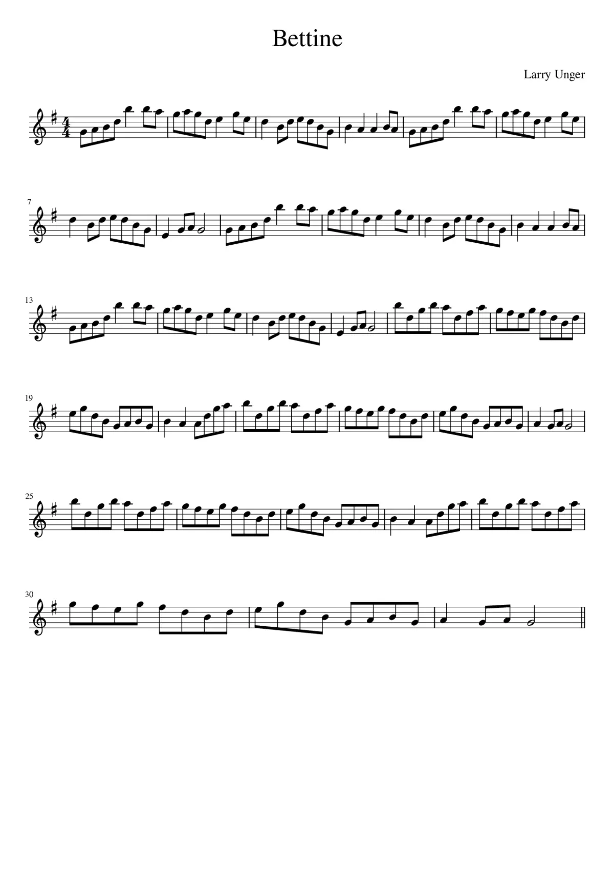 Bettine - Page 1