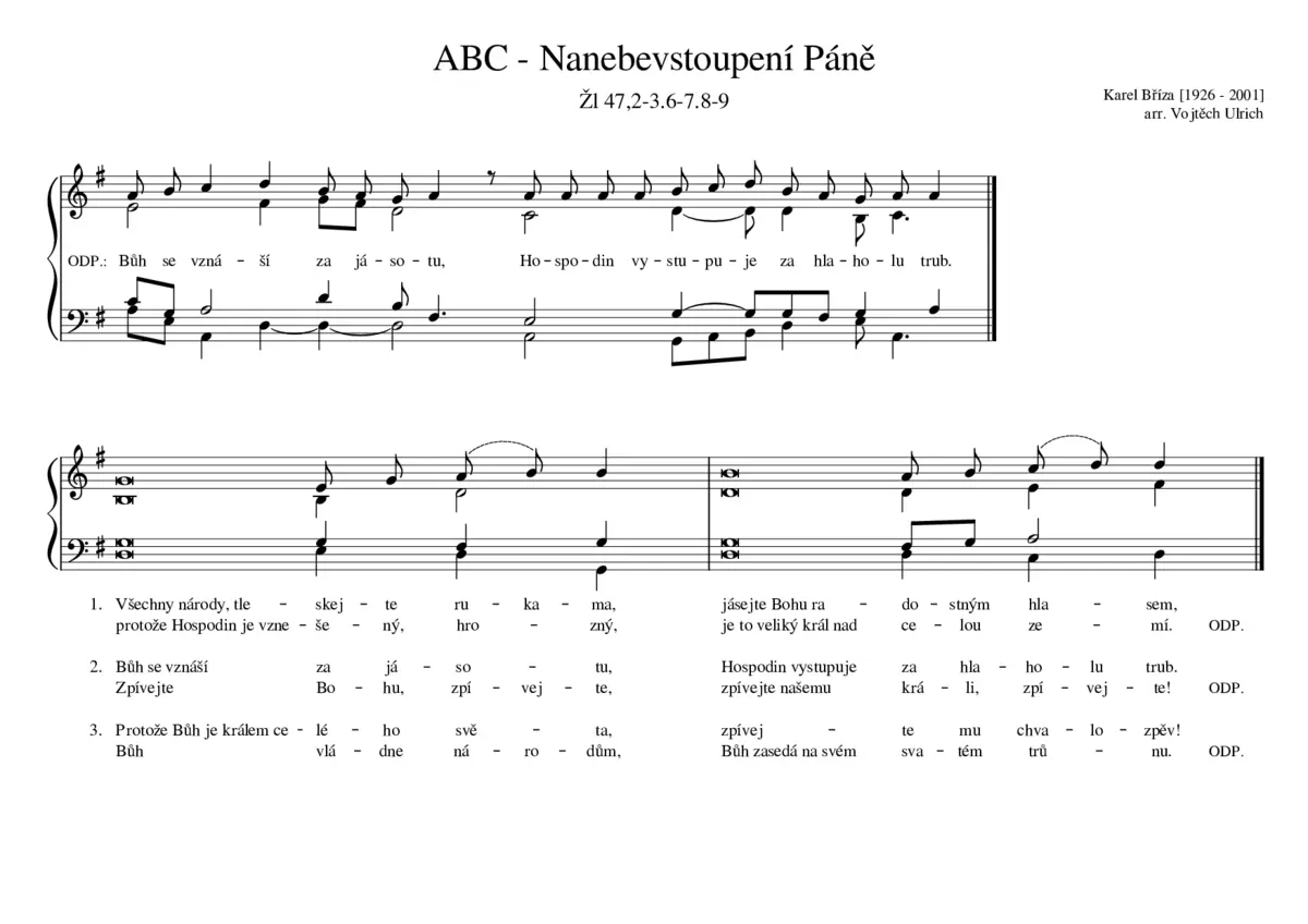 ABC - Nanebevstoupení Páně - Page 1