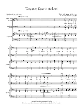 They that trust in the Lord