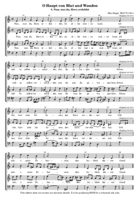 O Haupt voll Blut und Wunden