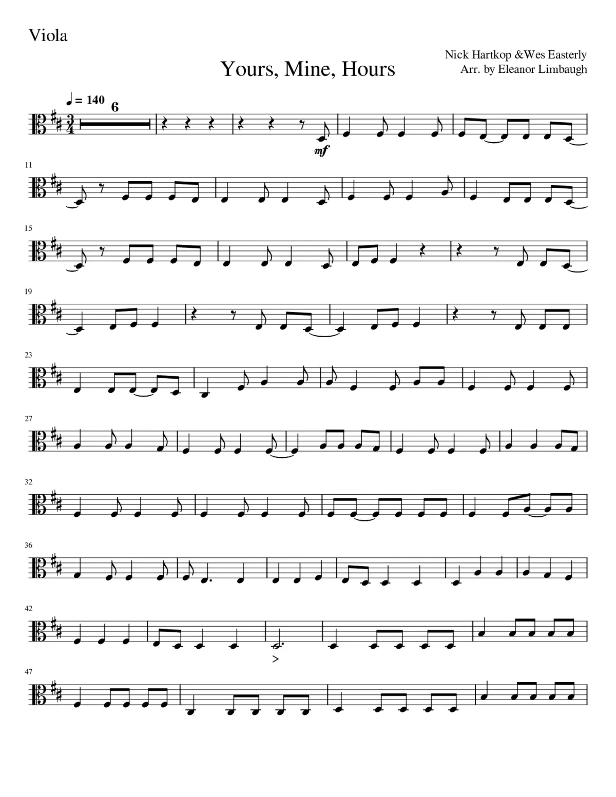 yours mine hours - Page 1