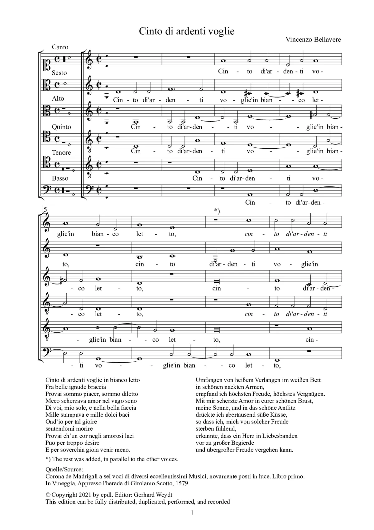 Cinto di ardenti voglie - Page 1