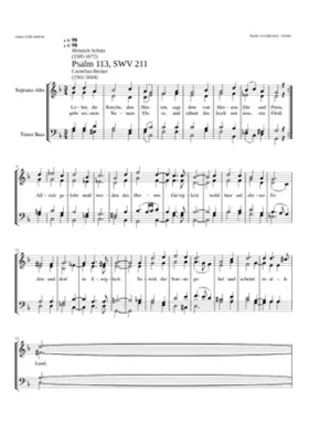 Lobet ihr Knecht den Herren SWV 211