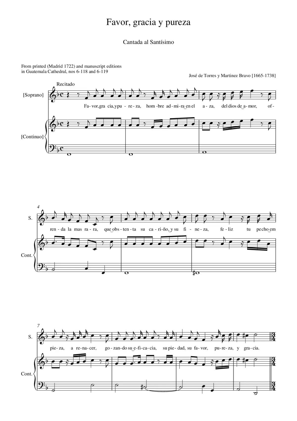 Favor, gracia y pureza - Page 1