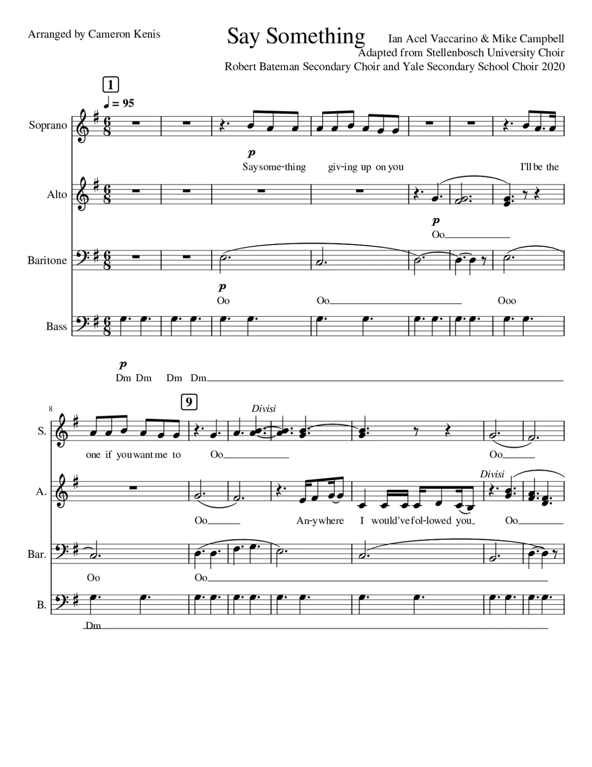 say something - Page 1