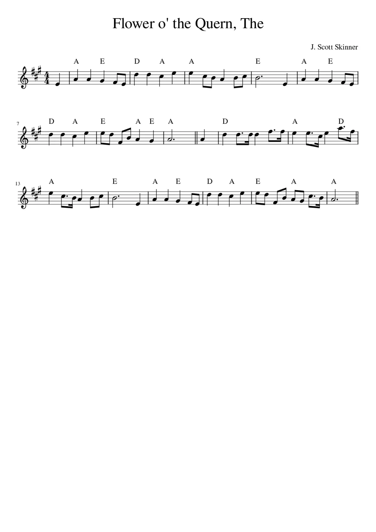 the Flower o' the Quern - Page 1