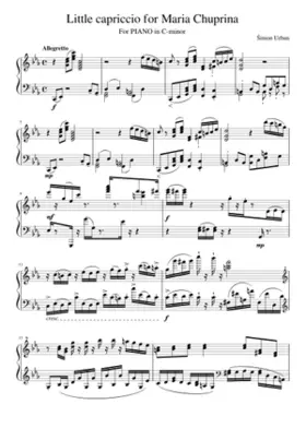 Capriccio for Maria Chuprina in C-minor/PIANO PIECE NO.1