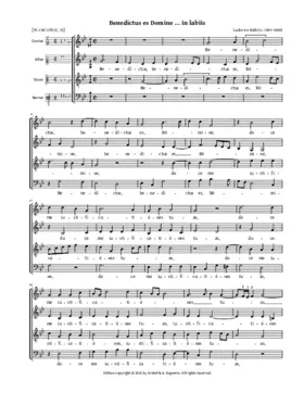 Benedictus es Domine