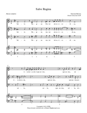 Salve Regina, Op. 5 no. 18