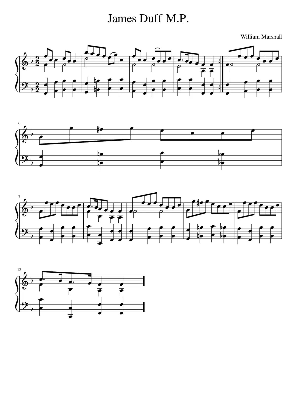 James Duff M.P. - Page 1