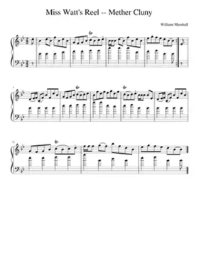 Miss Watt's Reel -- Mether Cluny