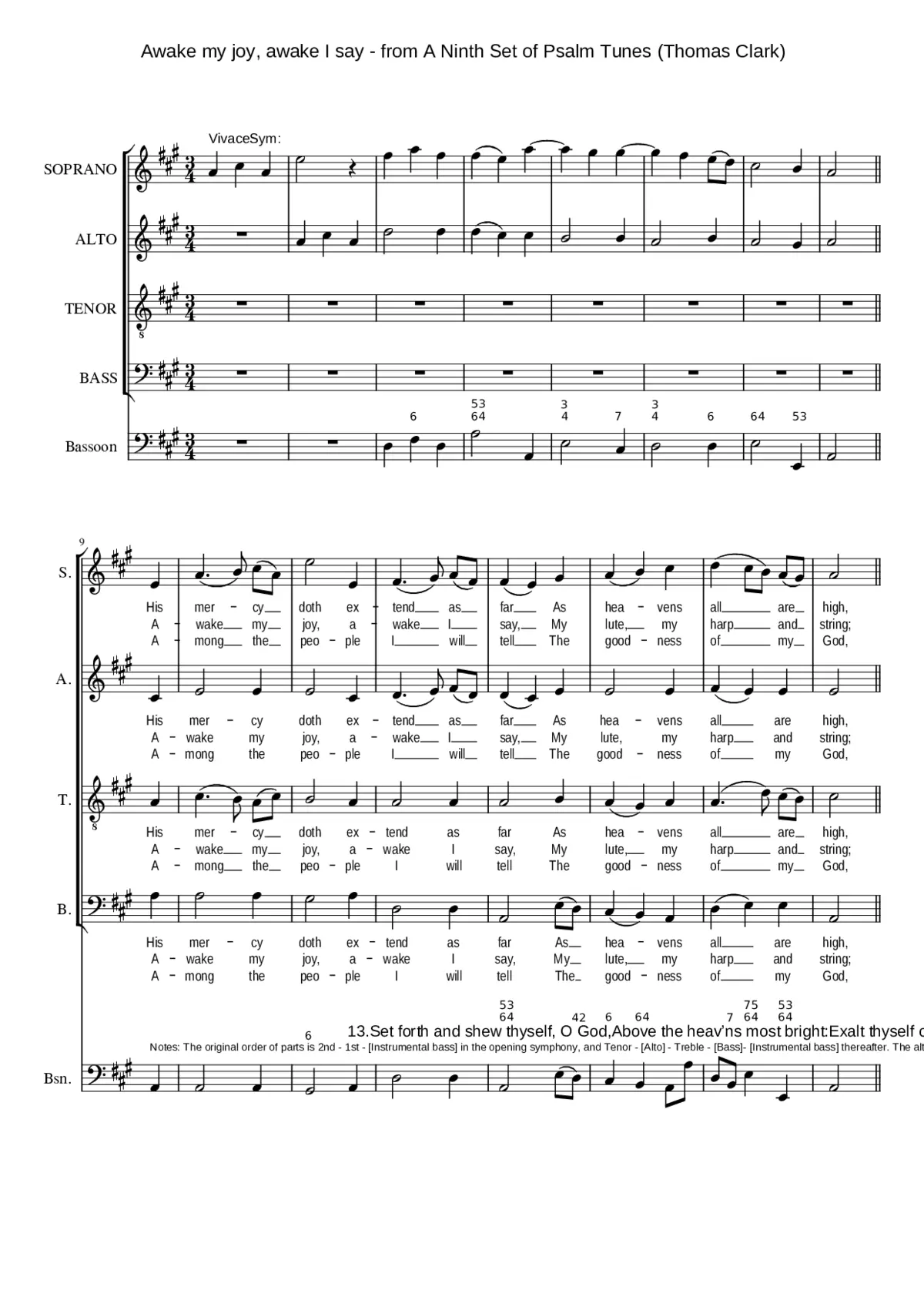 Awake my joy awake I say - Page 1