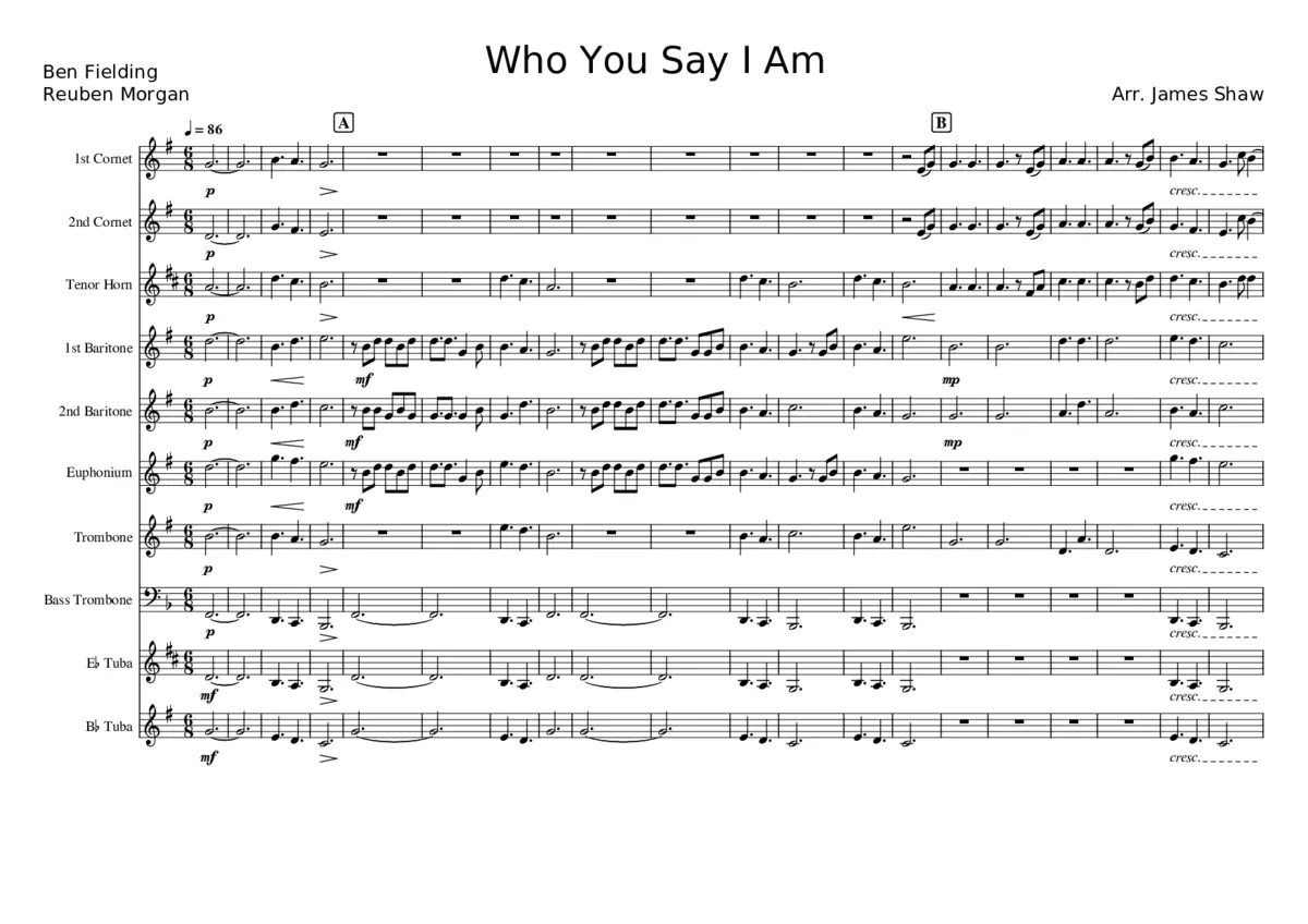 who you say i am - Page 1