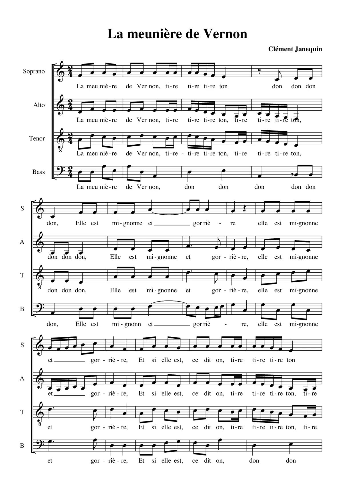 La meunière de Vernon - Page 1
