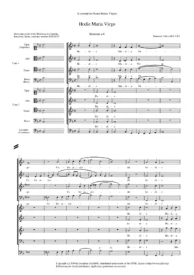 Hodie Maria Virgo