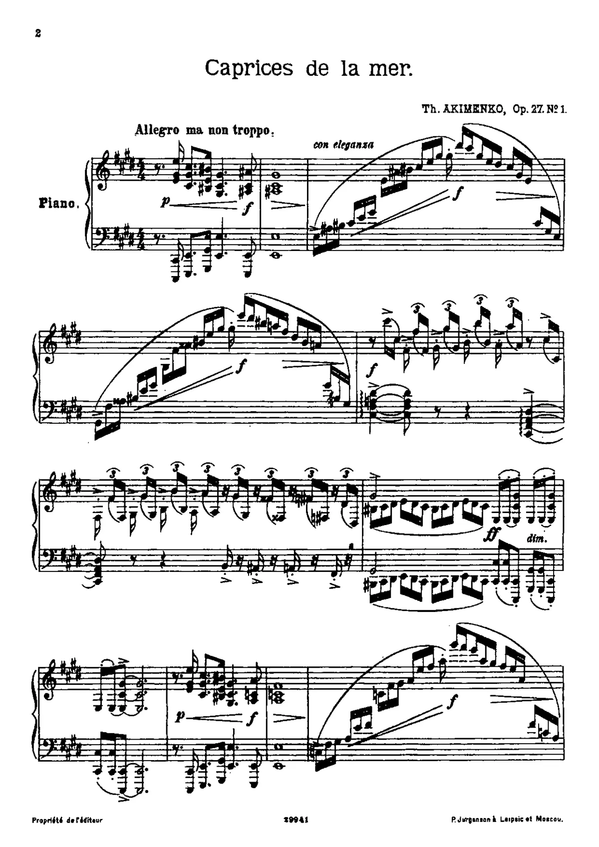3 Morceaux - Page 1