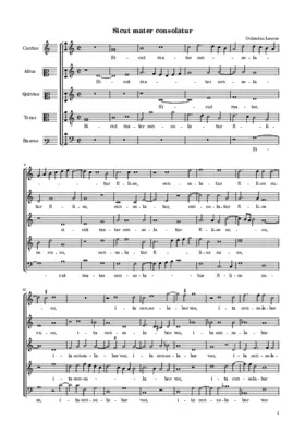 Sicut mater consolatur