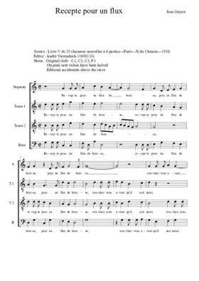 Recepte pour un flux