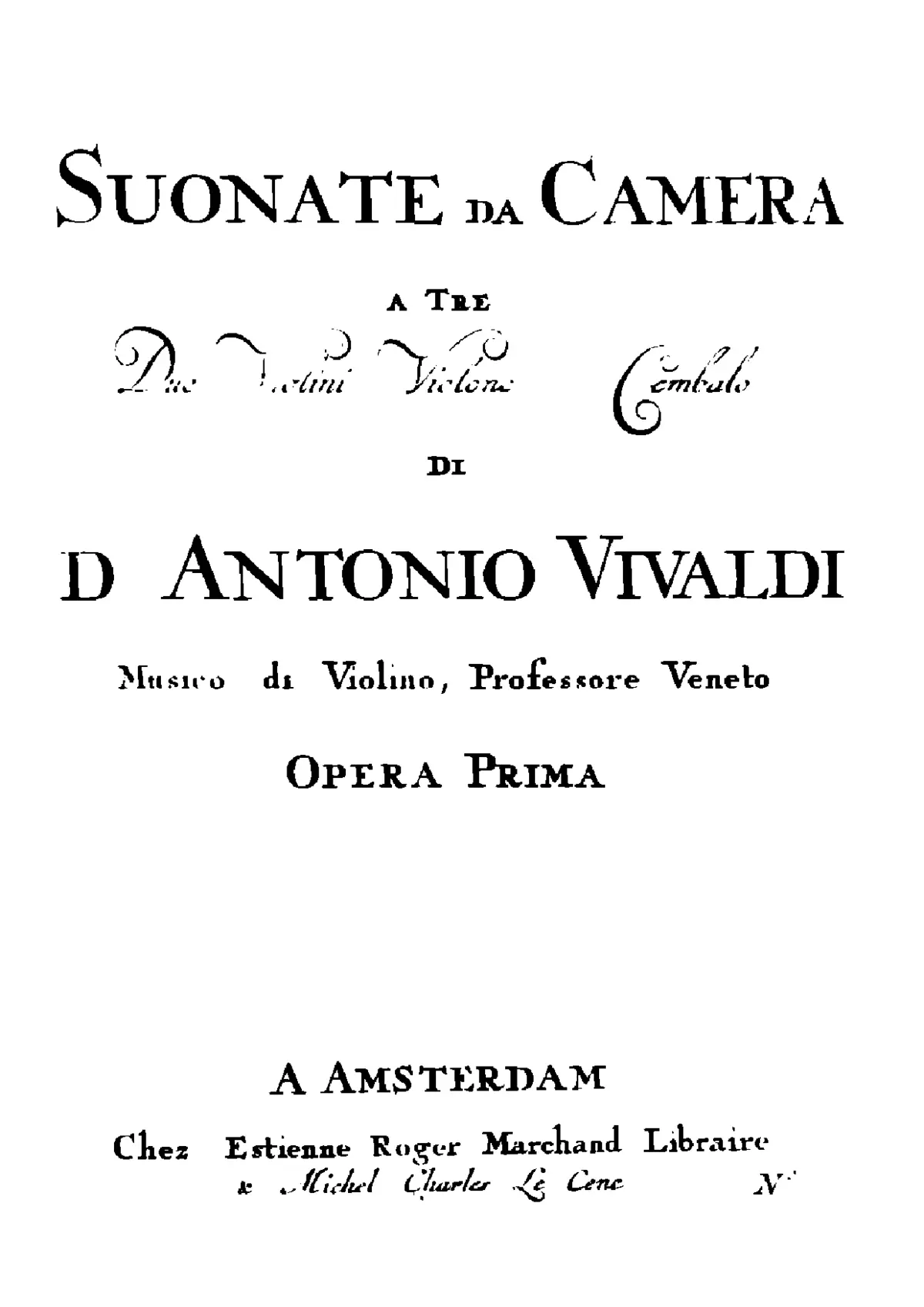 12 Trio Sonatas - Page 1