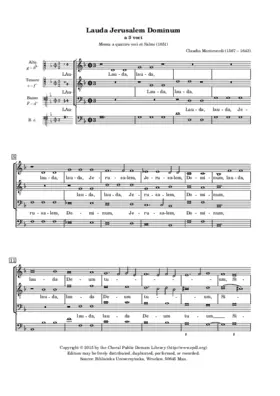 Lauda, Jerusalem, Dominum