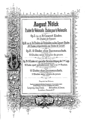 24 Etudes préparatoires