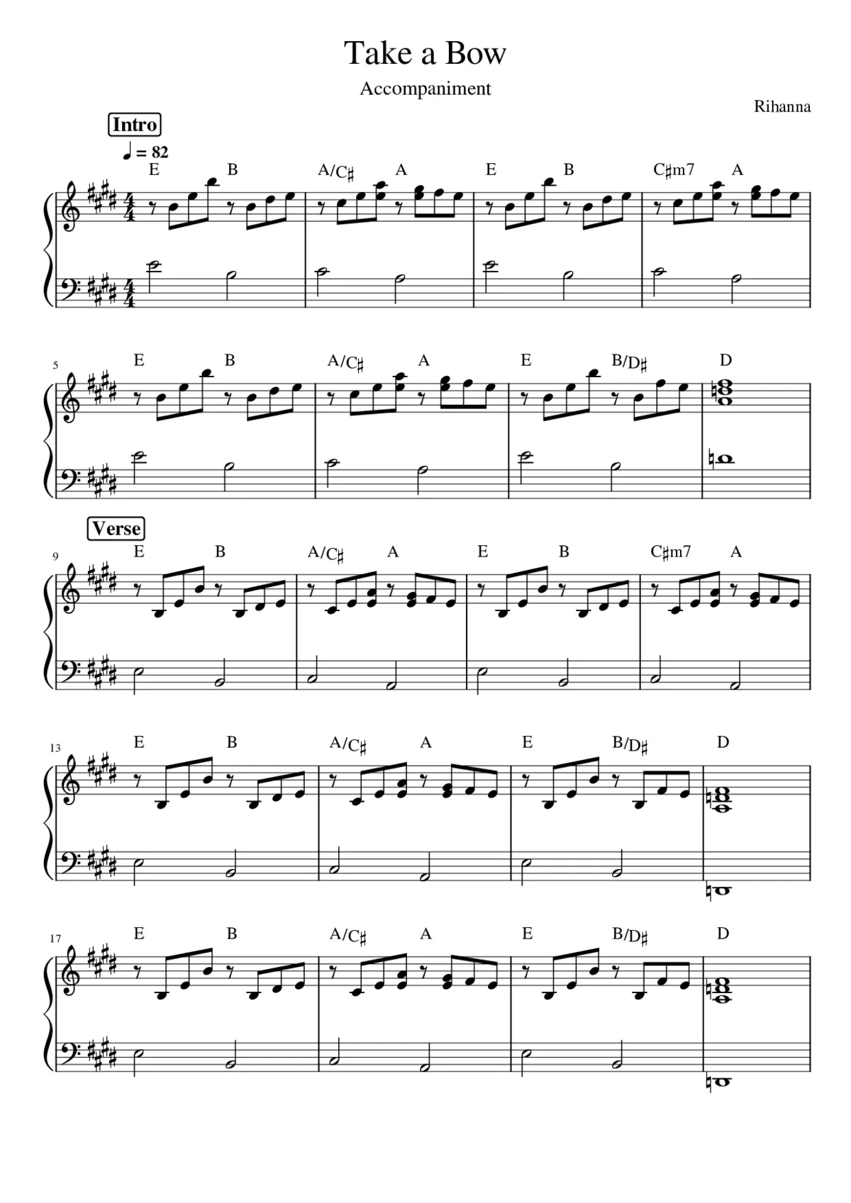 take a bow - Page 1
