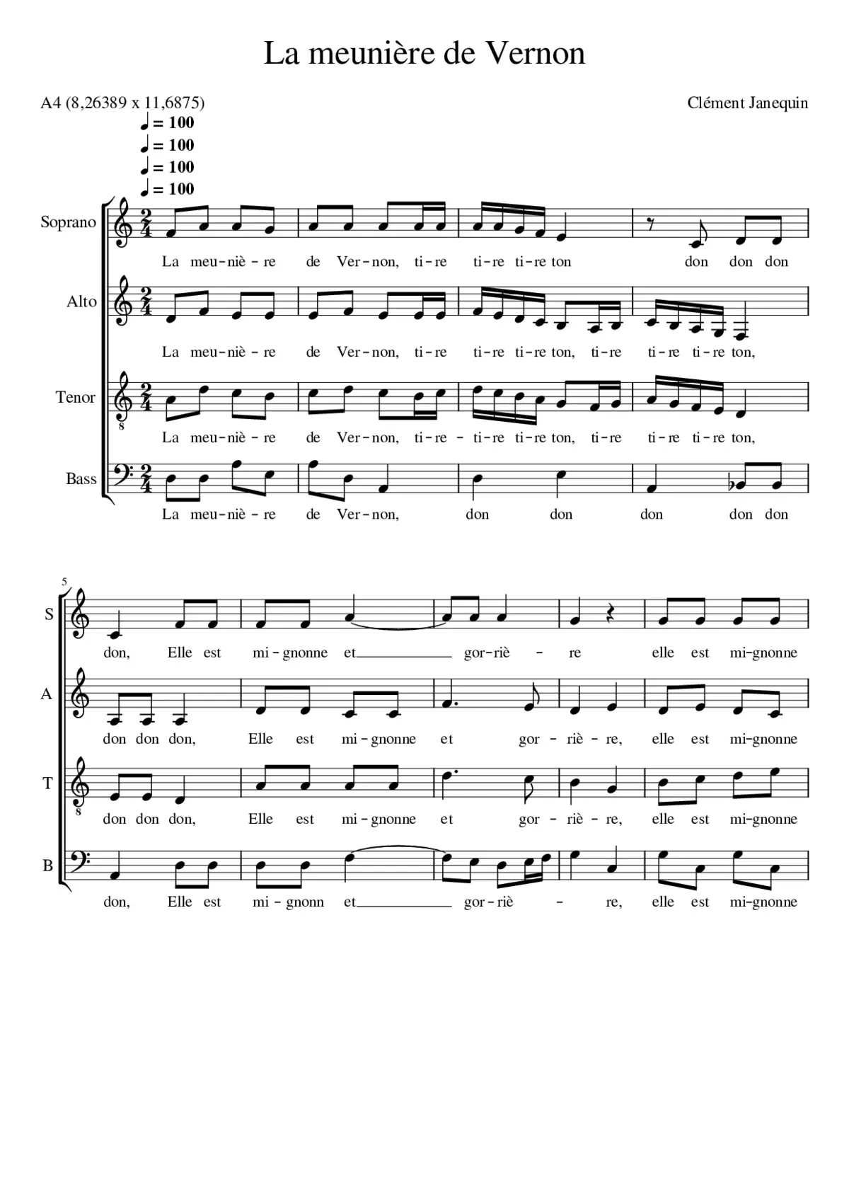 La meunière de Vernon - Page 1