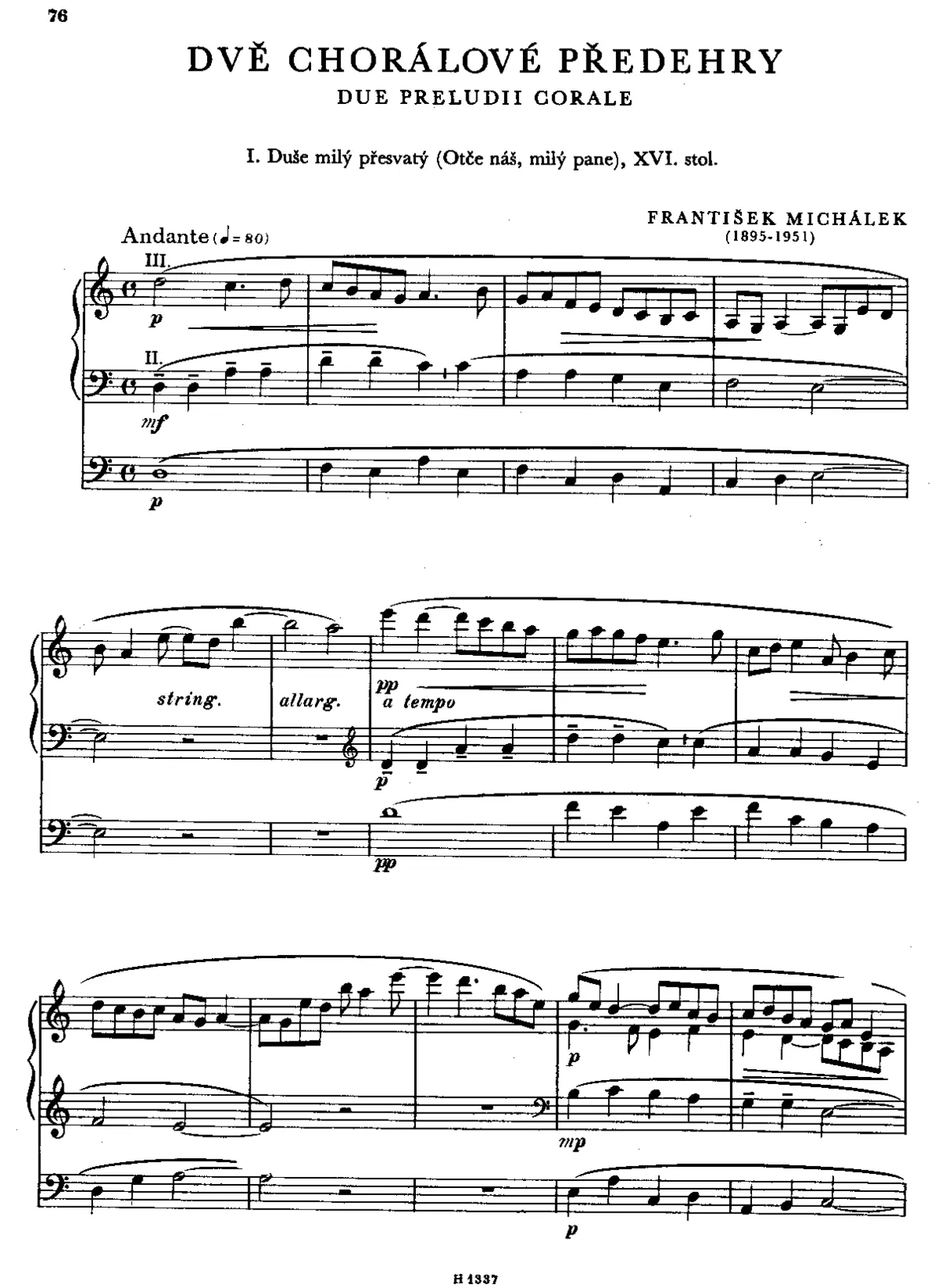 2 Chorale Preludes - Page 1