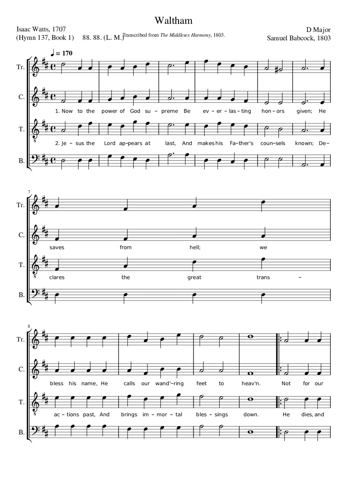 Waltham - Page 1
