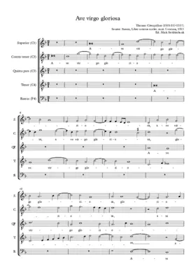 Ave virgo gloriosa, stella