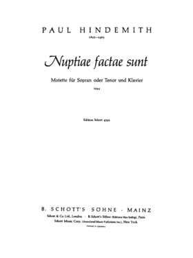 Nuptiae factae sunt