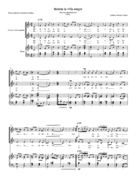 Bailando la niña alegre