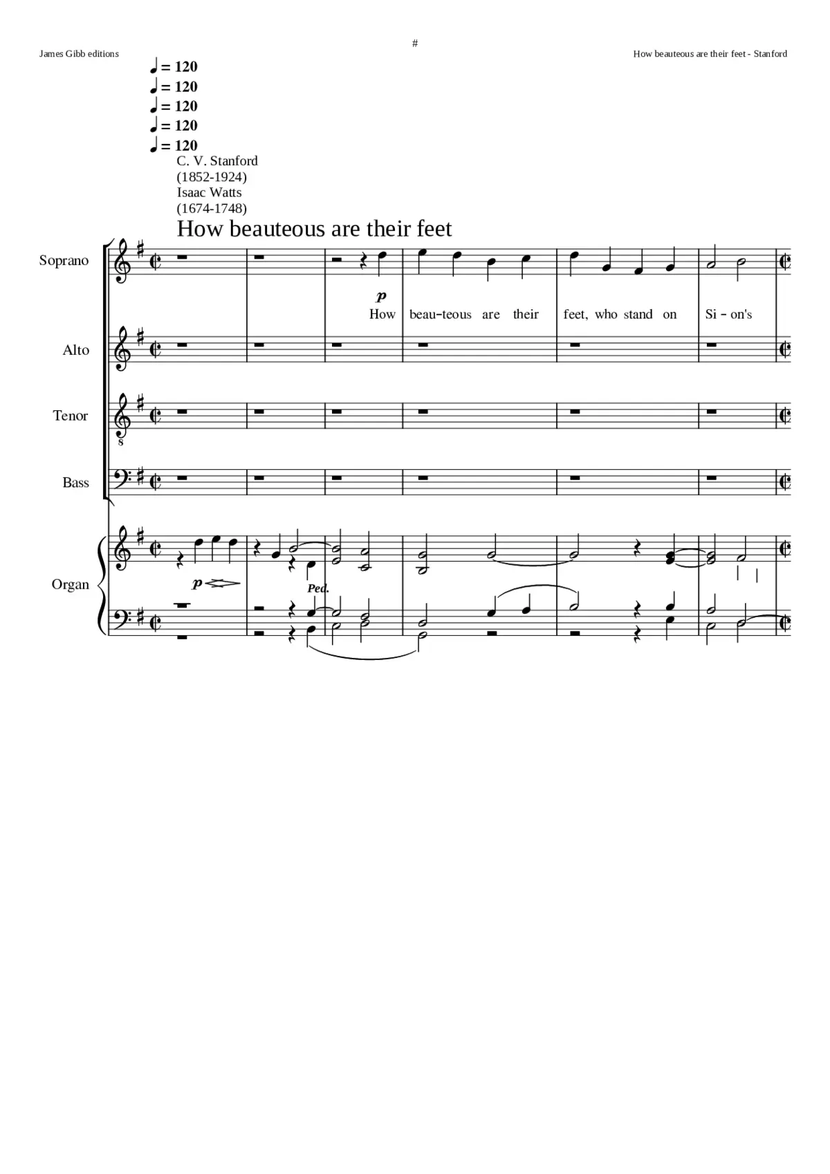 How beauteous are their feet - Page 1