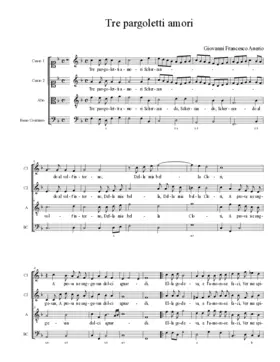 Tre pargoletti amori