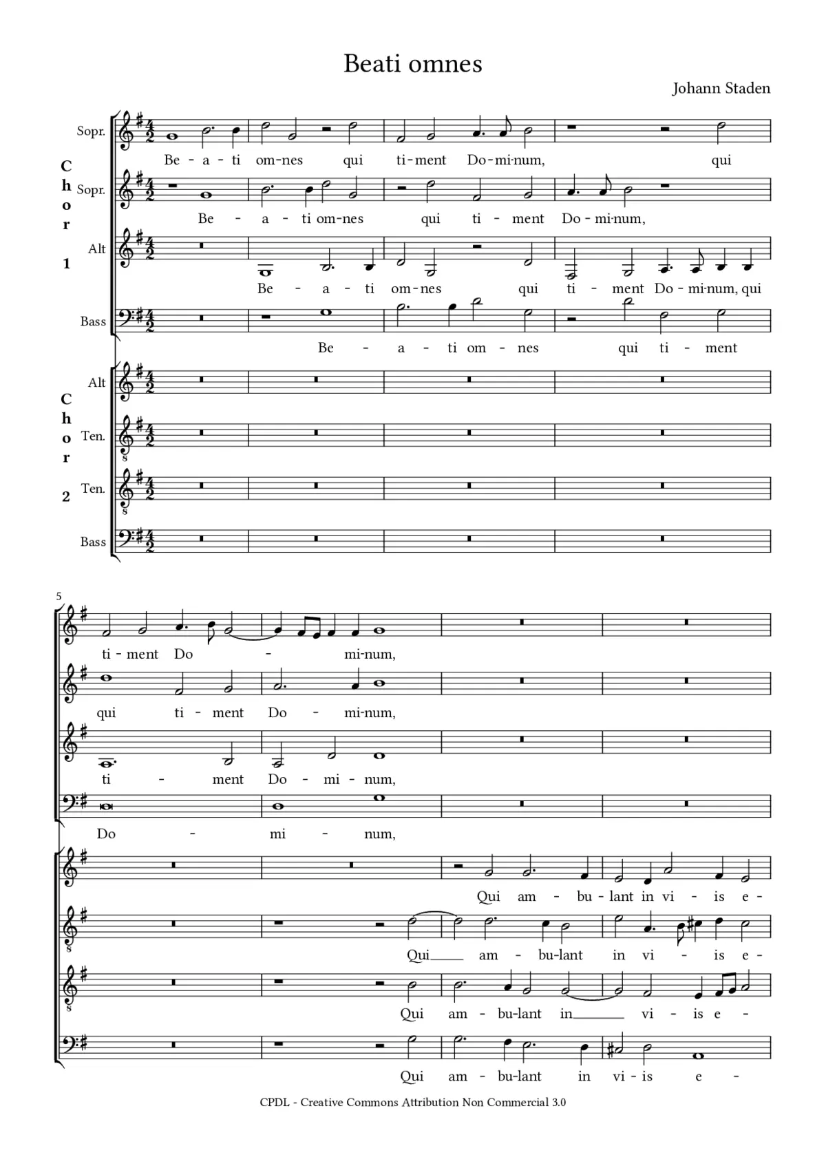 Beati omnes - Page 1