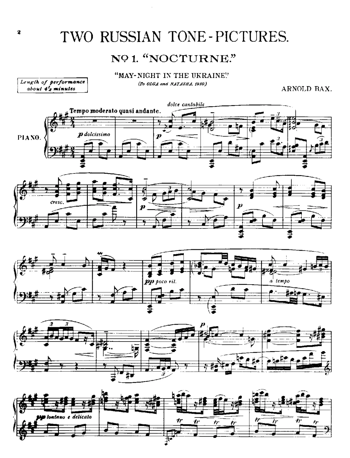 2 Russian Tone-Pictures - Page 1