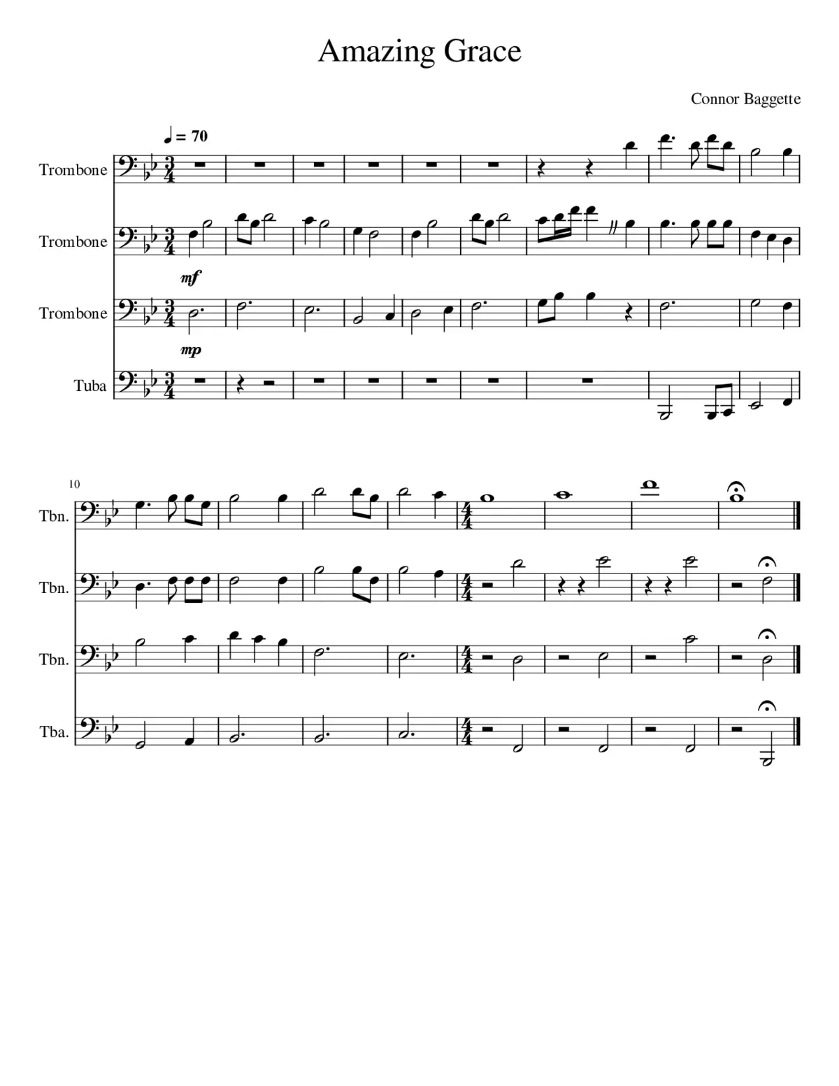 amazing grace - Page 1