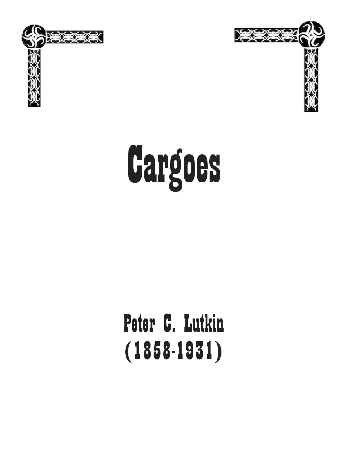 Cargoes - Page 1