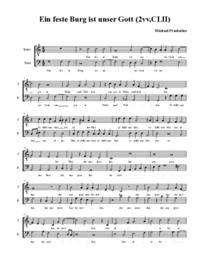 Ein feste Burg (2vv,CLII)