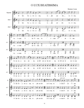 O lux beatissima