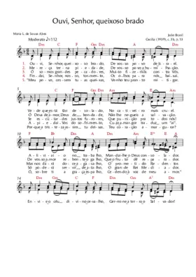 Ouvi, Senhor, queixoso brado