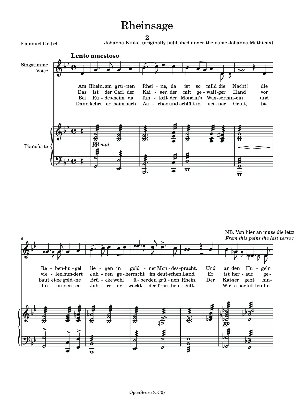 Rheinsage - Page 1