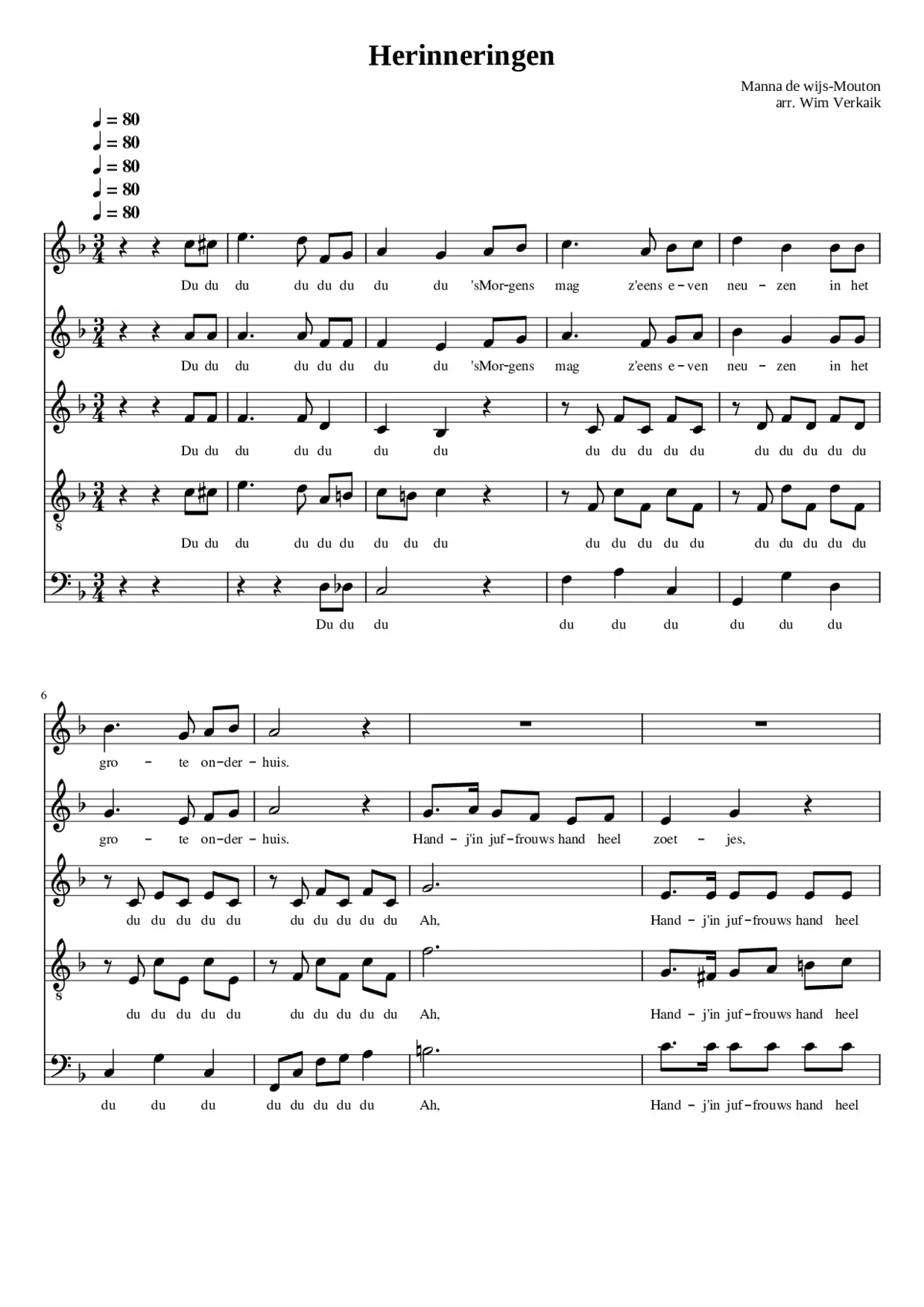 Herinneringen - Page 1