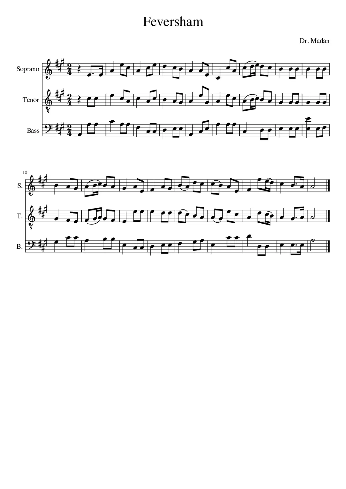Feversham - Page 1