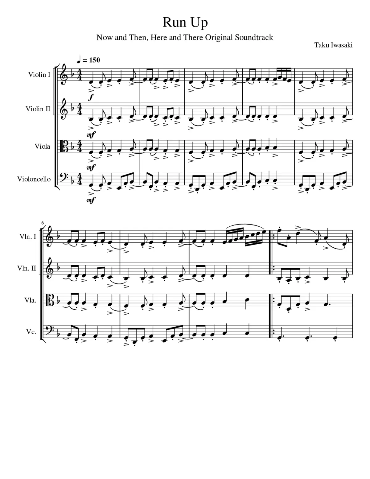 Run Up - Page 1