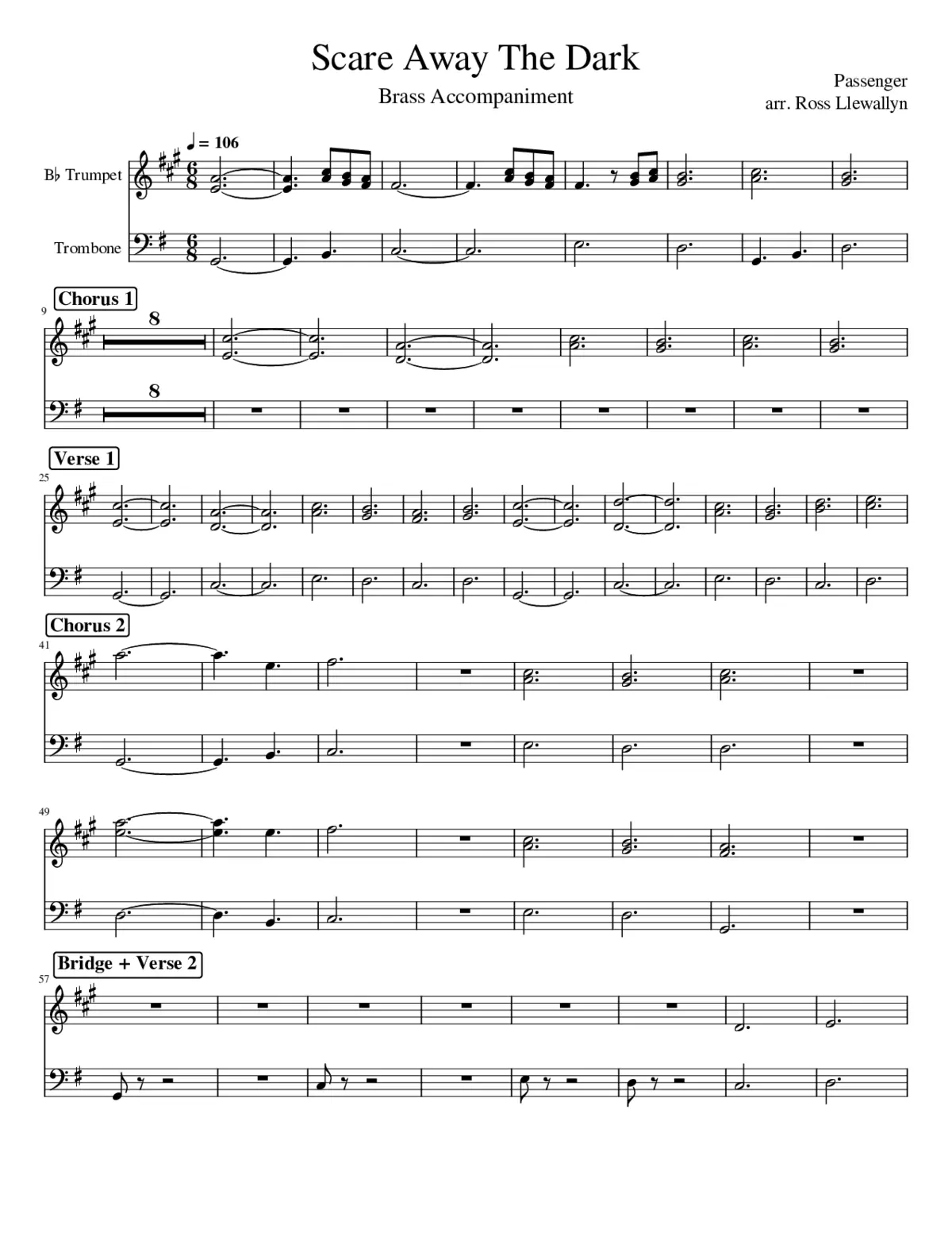 scare away the dark - Page 1