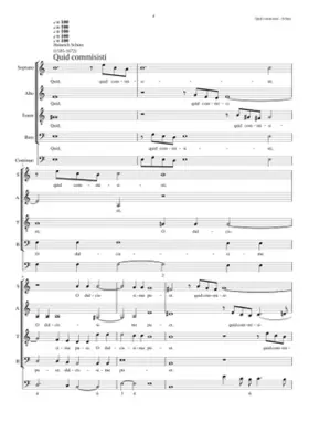 Quid commisisti O dulcissime puer SWV 56