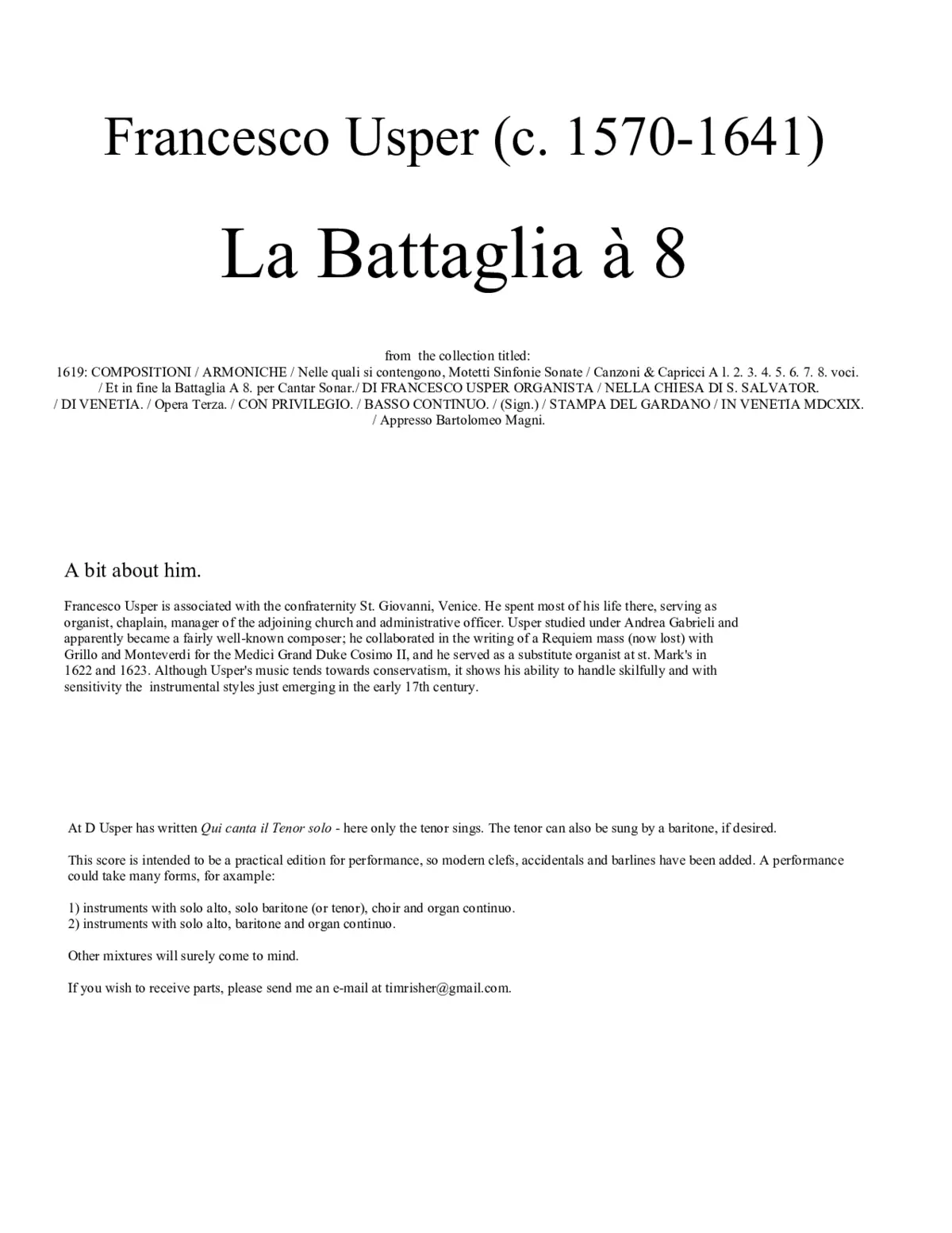 La Battaglia a 8 - Page 1