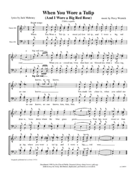 When you wore a tulip