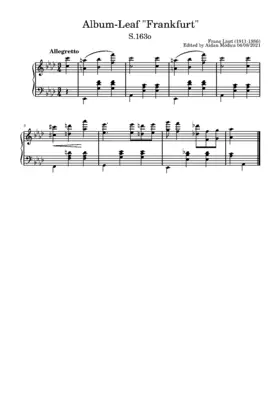 Album-Leaf 'Frankfurt'